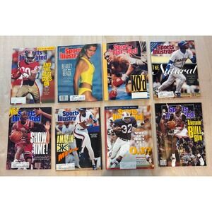 1990 Sports Illustrated Lot 8 Jordan Griffey Tyson Vintage 90s NBA MLB